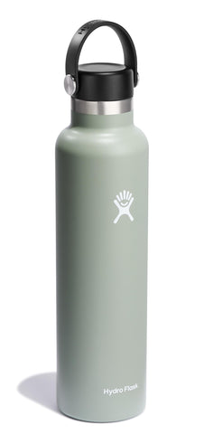 Hydro Flask flex cap detail highlighting leakproof seal and ease of use benefit