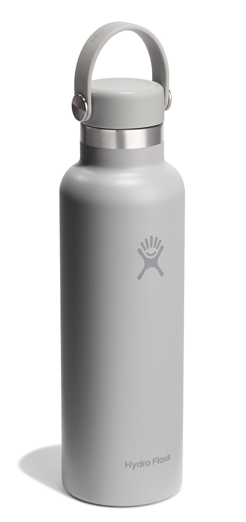 Hydro Flask Flex Cap close-up with handle highlighting secure grip and leak protection