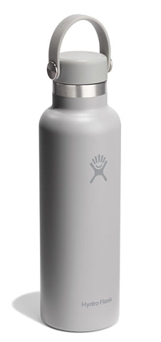 Hydro Flask Flex Cap close-up with handle highlighting secure grip and leak protection