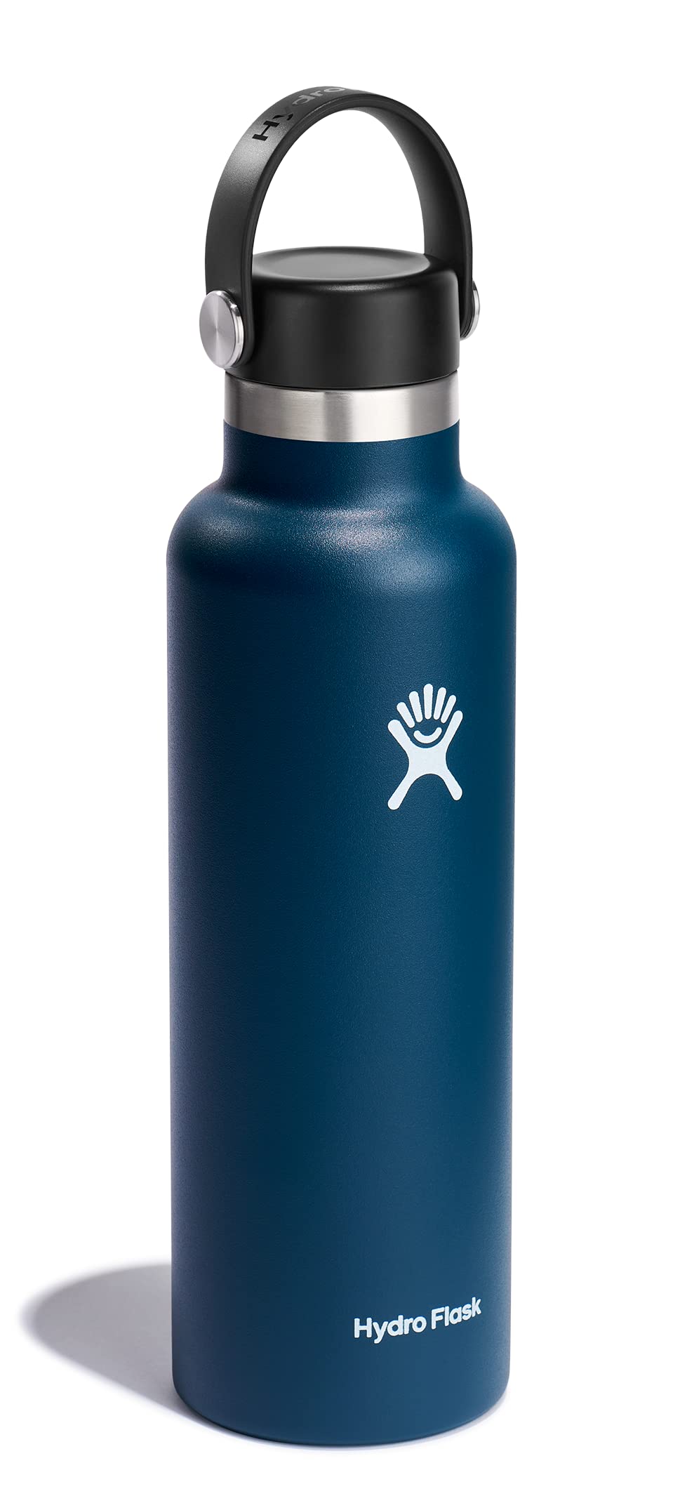 Hydro Flask Flex Cap close-up showing handle and leakproof seal for secure transport