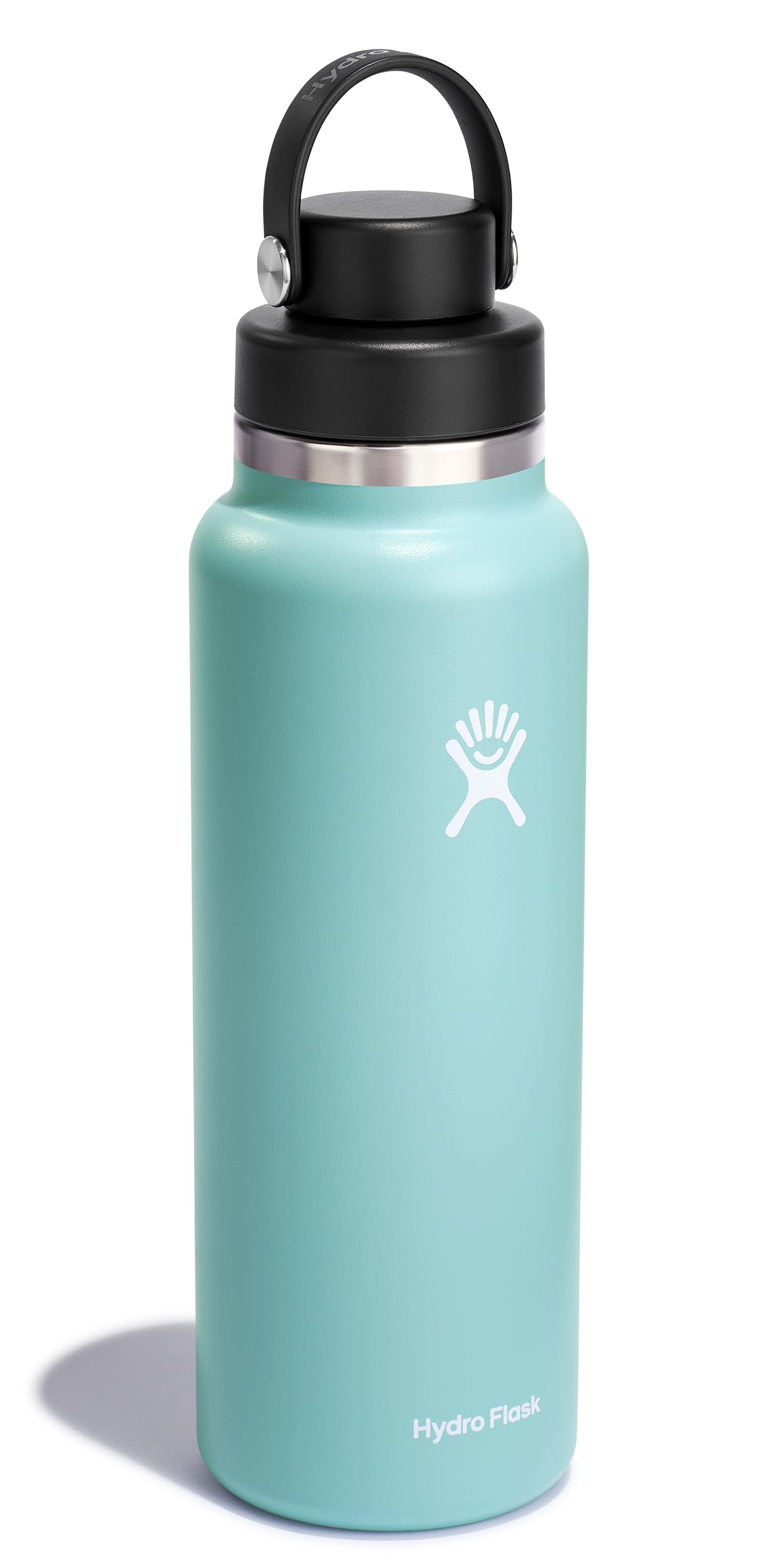 Hydro Flask Flex Chug Cap close-up showing secure leakproof drinking benefit