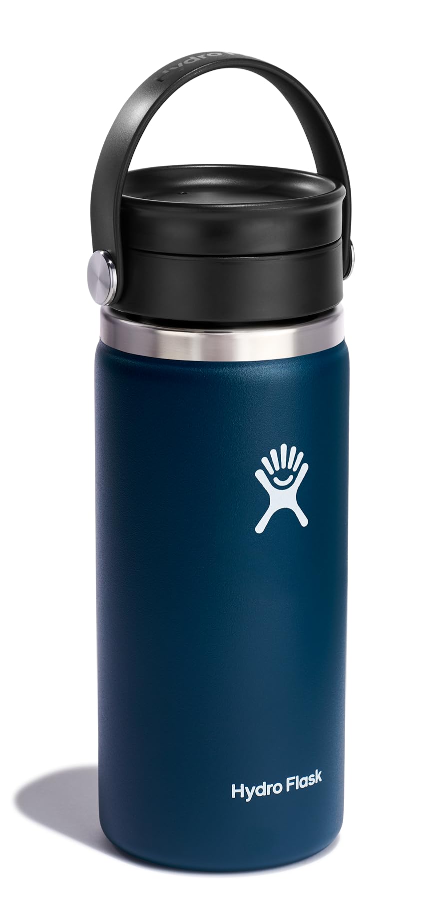 Hydro Flask close-up of Flex Sip Lid illustrating leakproof closure and easy sipping