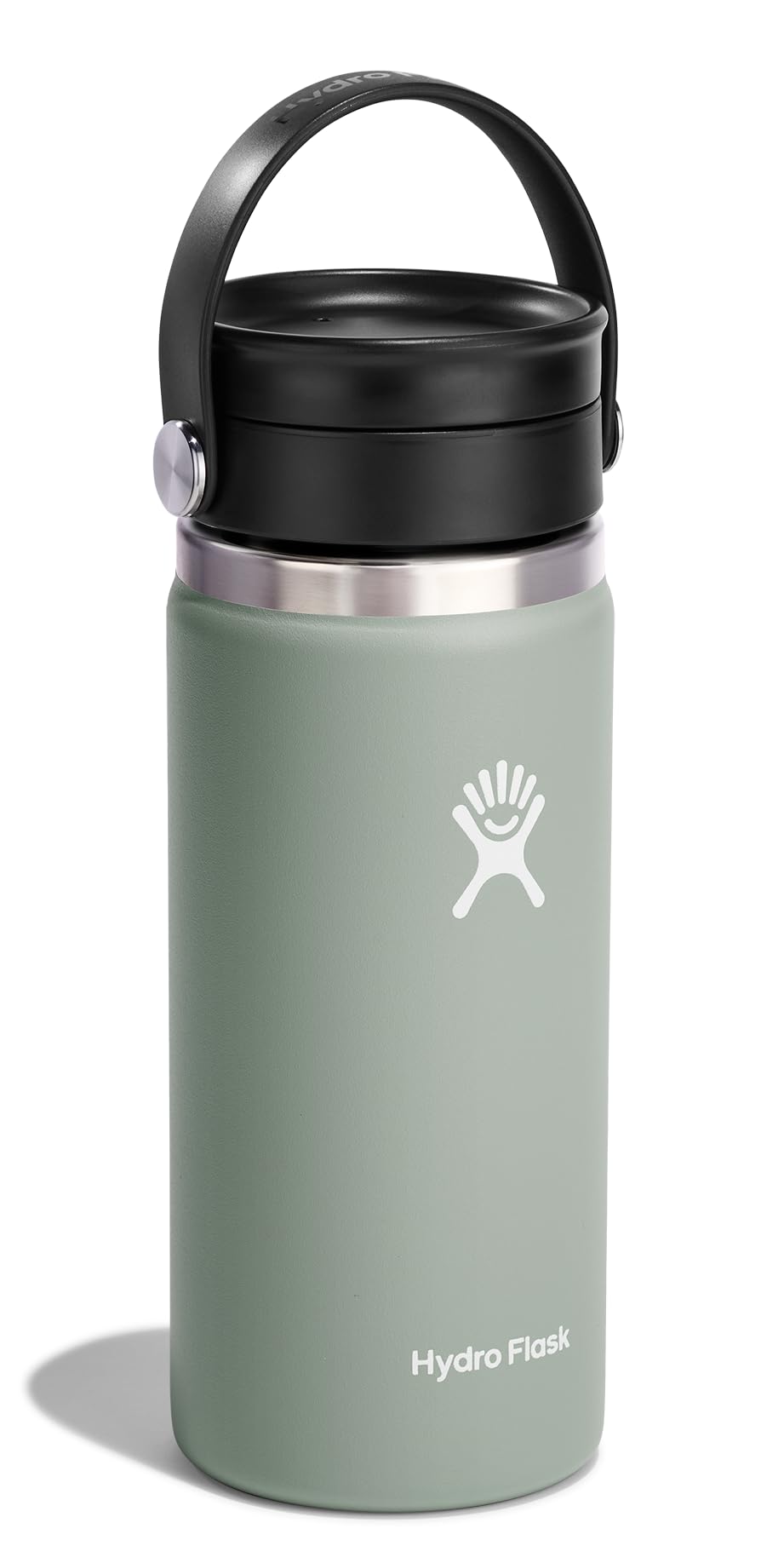 Hydro Flask Flex Sip Lid close-up showing leakproof seal and easy use