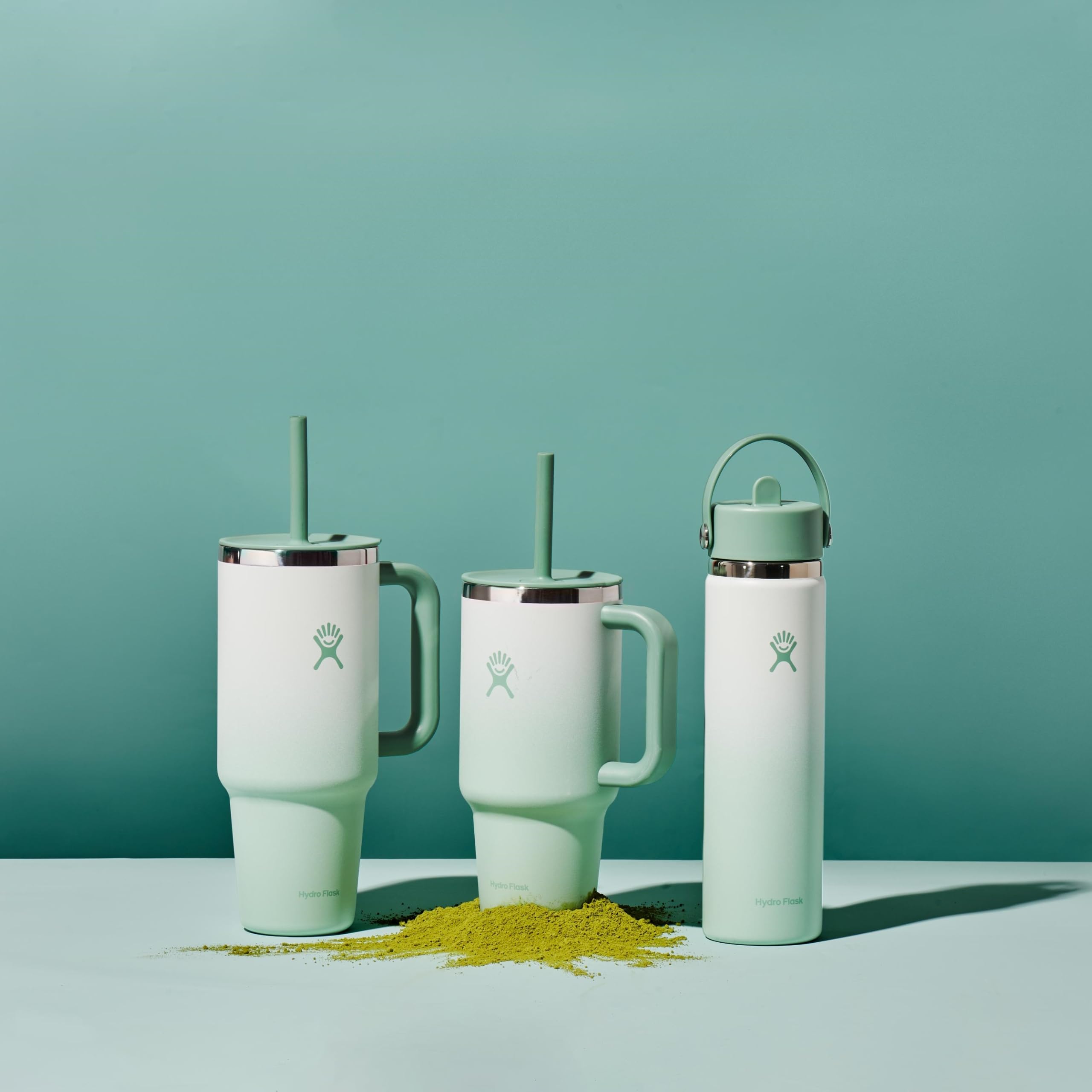 Hydro Flask flexible straw removed to show easy cleaning benefit