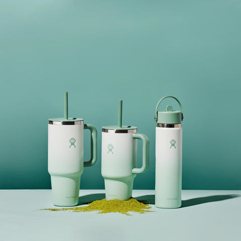 Hydro Flask flexible straw removed to show easy cleaning benefit