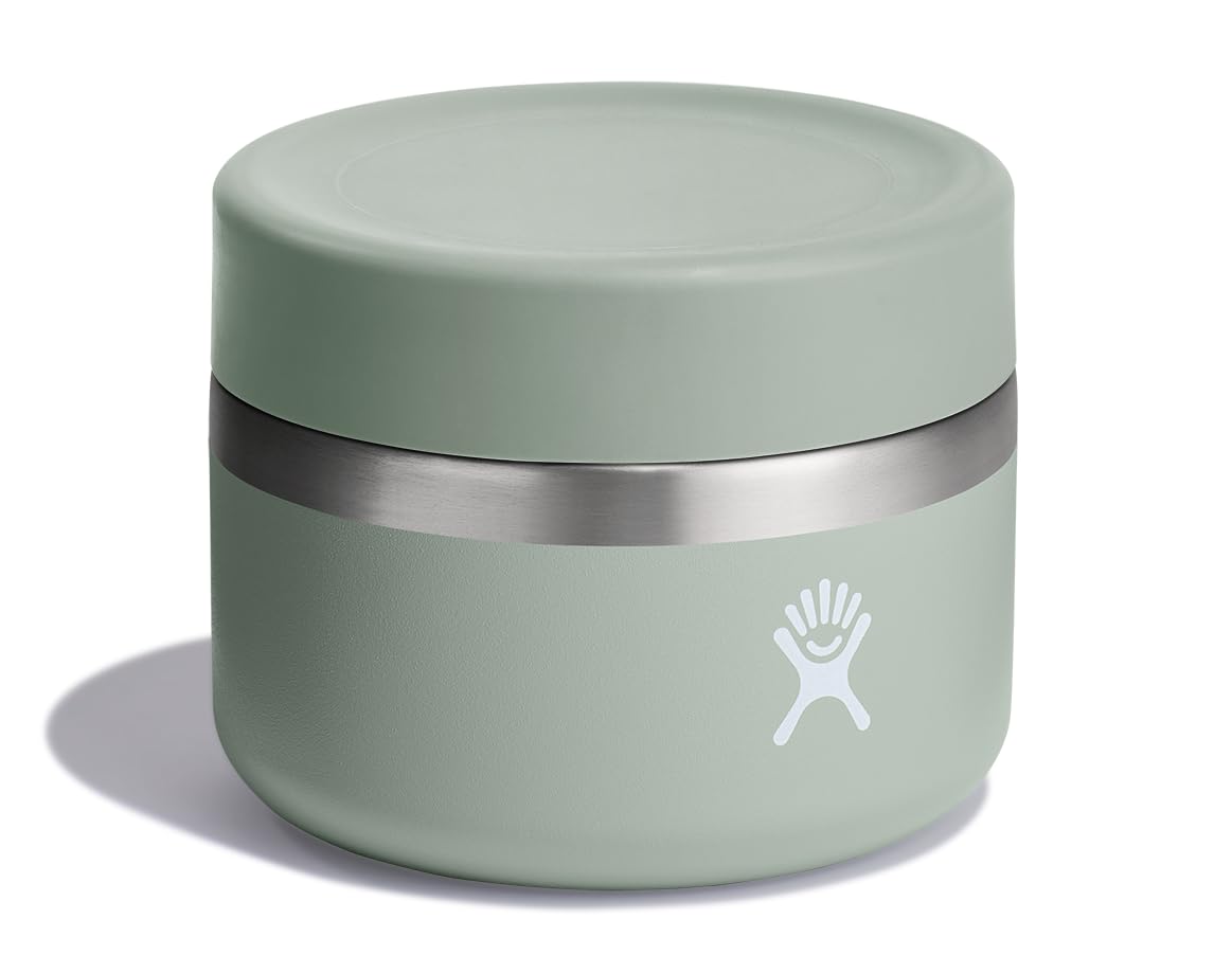 Hydro Flask food jar wide mouth top-down view highlighting easy filling and cleaning benefits