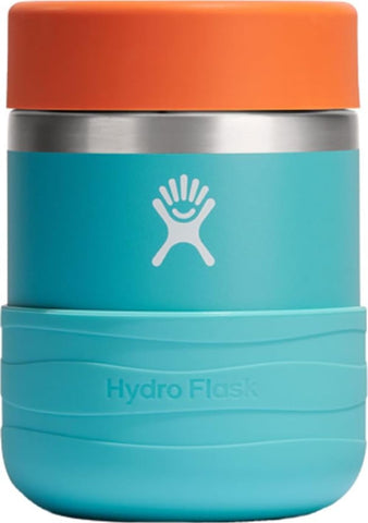 Hydro Flask front view seaspray blue jar showing color and portability benefit