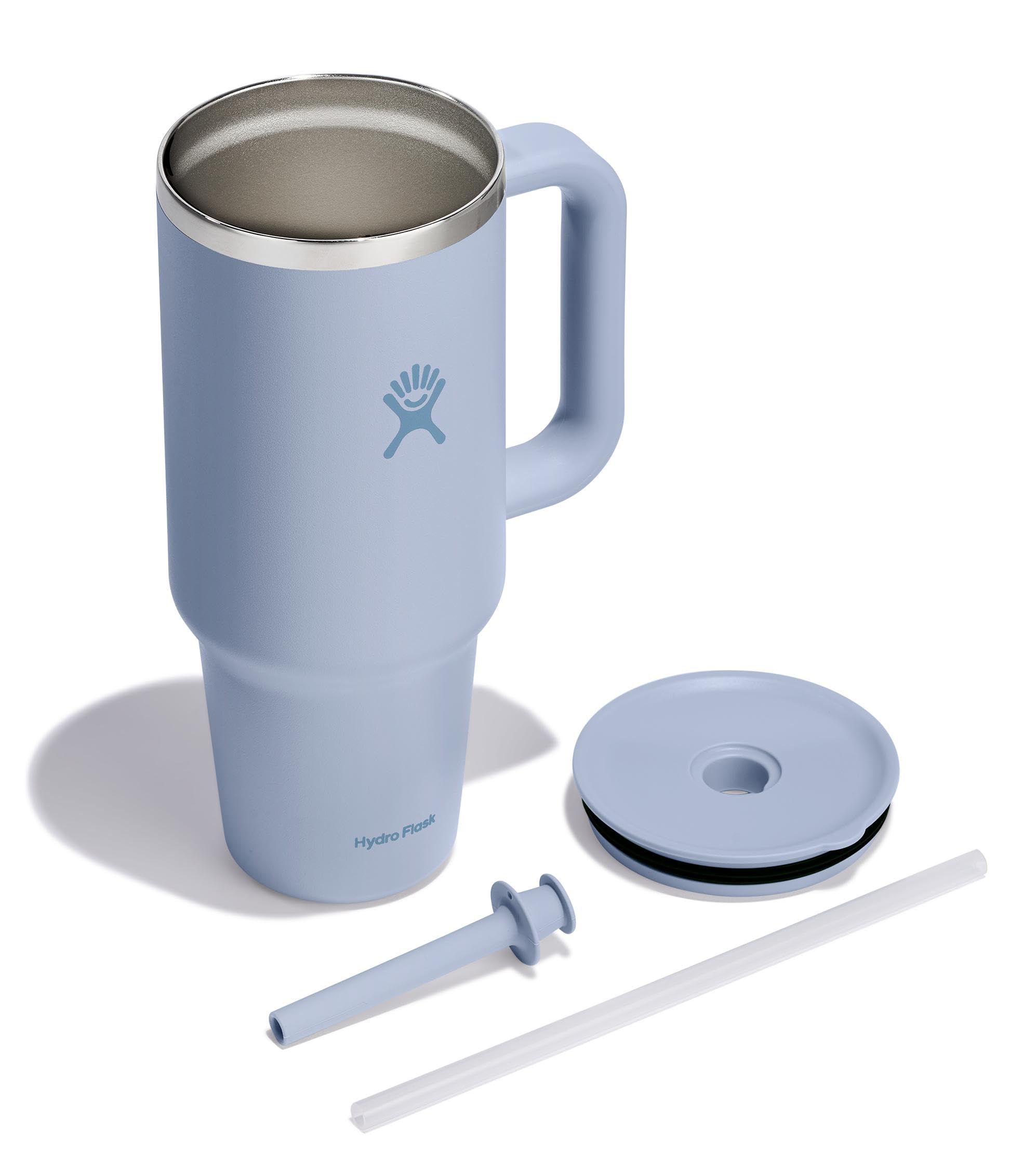 Hydro Flask close-up of ergonomic handle offering secure, comfortable carry