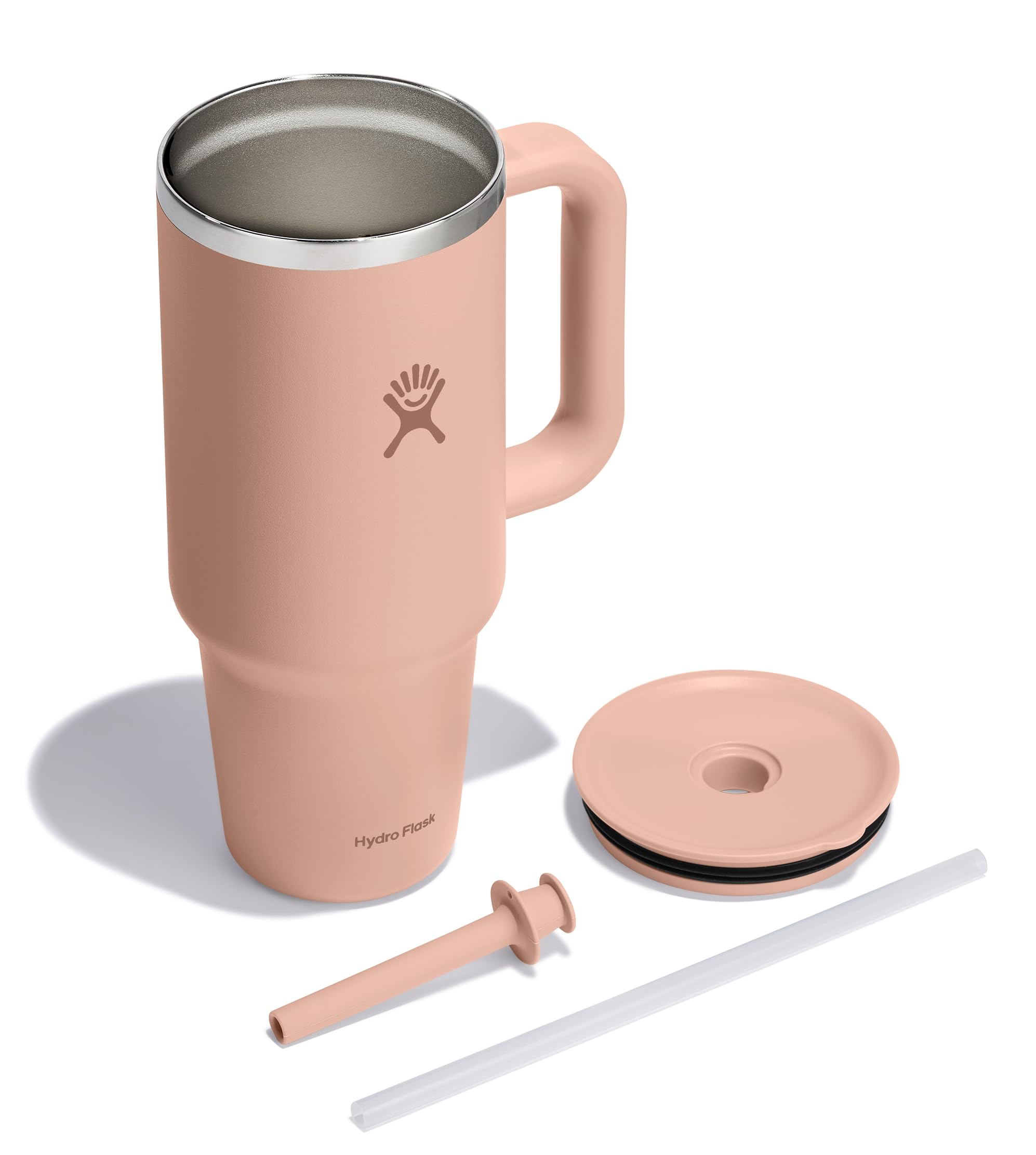 Hydro Flask in cupholder lifestyle shot demonstrating cupholder fit and portability