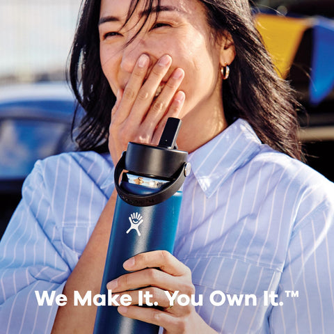 Hydro Flask Flex Straw Cap disassembled for cleaning demonstrating dishwasher-safe maintenance