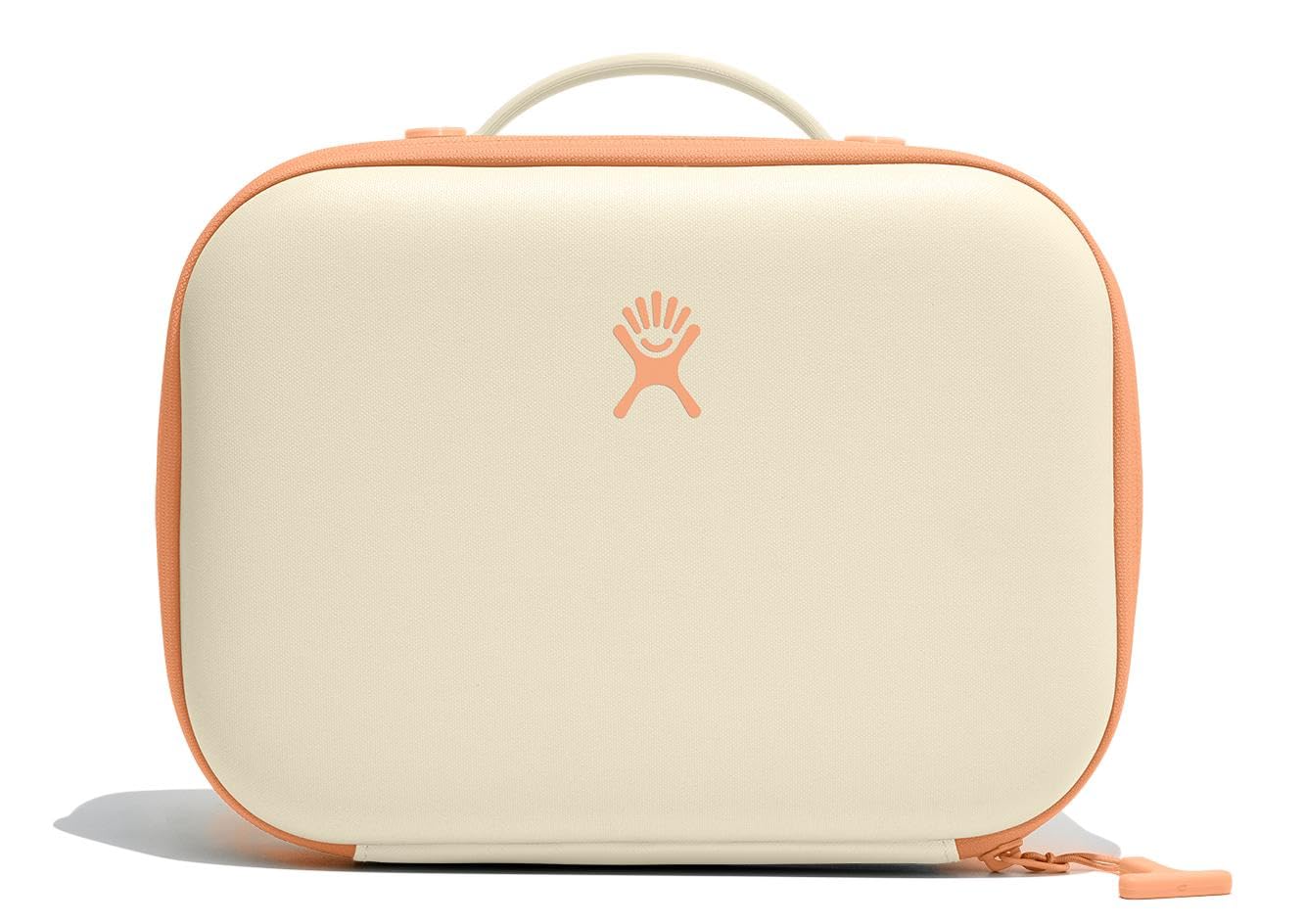 Hydro Flask lunch box front packaging in coconut cream showing durable exterior and brand