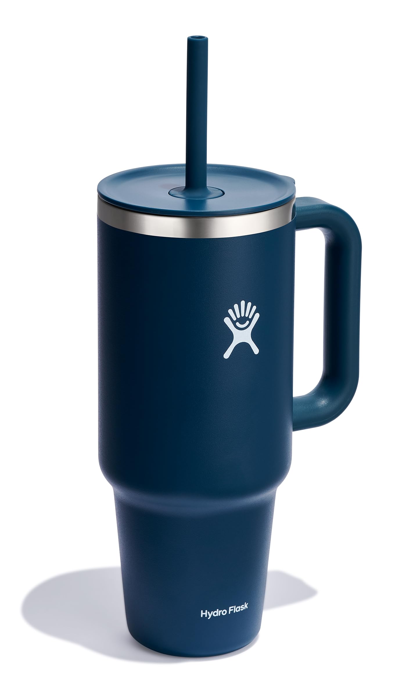 Hydro Flask press-in lid and flexible straw reducing spills benefit