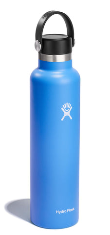 Hydro Flask close-up of stainless steel texture showing pure-taste benefit
