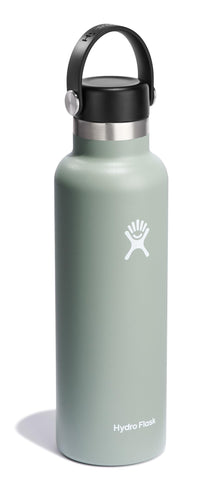Hydro Flask stainless steel interior close-up, shows pure-taste, no flavor transfer