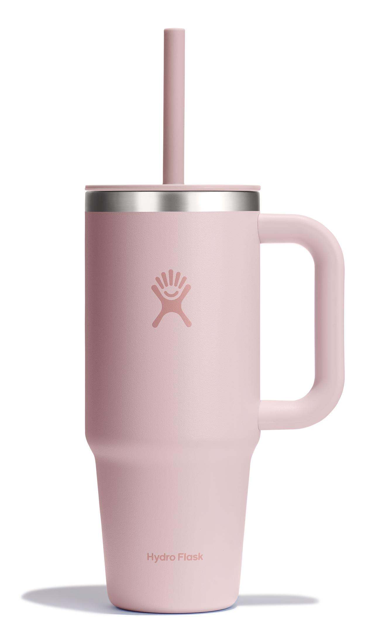 Hydro Flask front view showing tonal trillium and capacity benefit