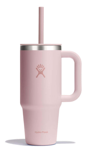 Hydro Flask front view showing tonal trillium and capacity benefit