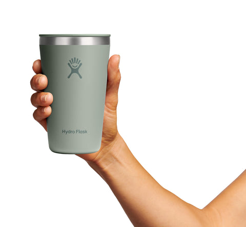 Hydro Flask tumblers with coffee and smoothie showing versatility for multiple drinks