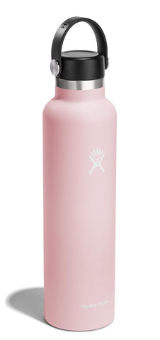 Hydro Flask flex cap closeup showing handle and leakproof design for secure carry