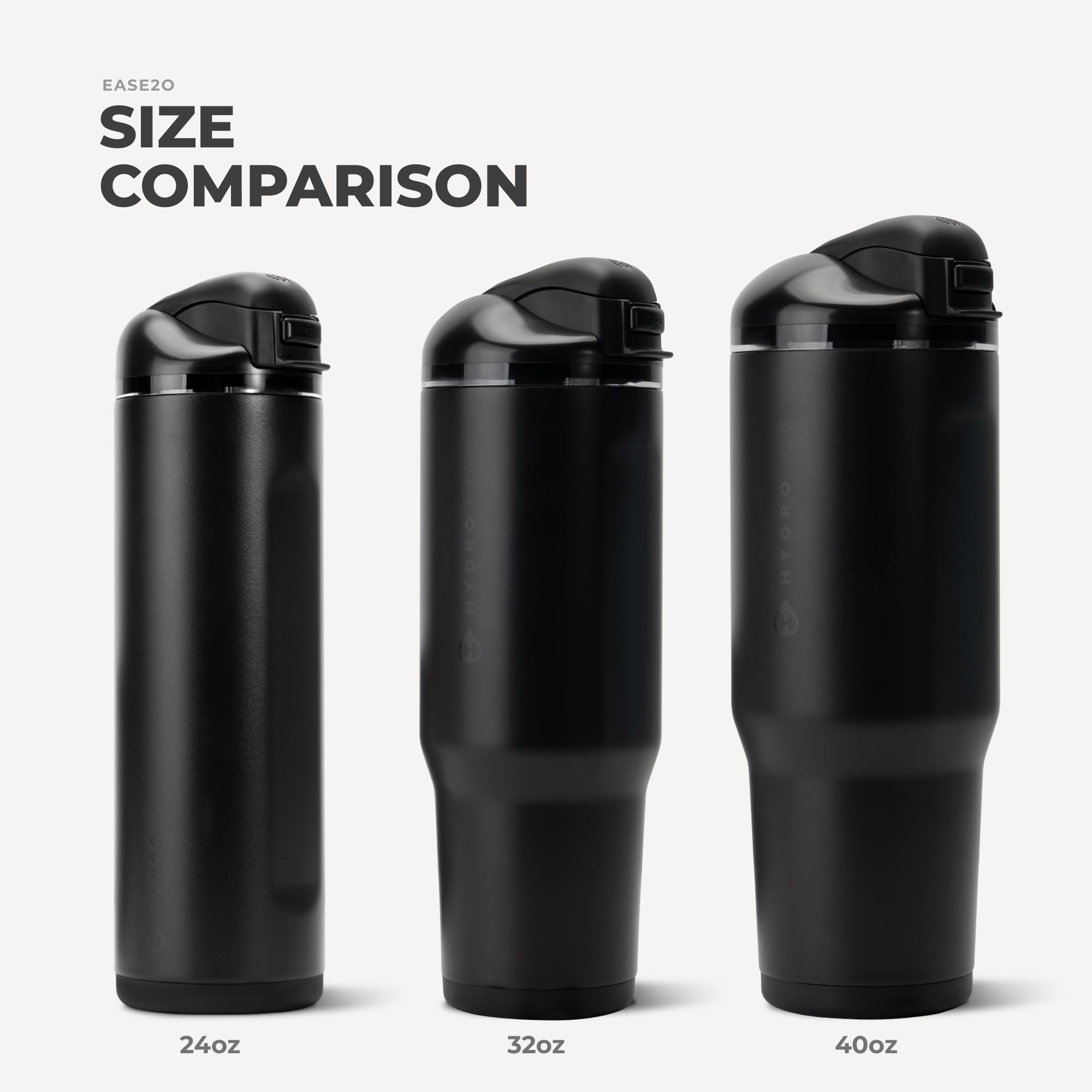 HydroJug held by carry loop for comfortable grab-and-go use
