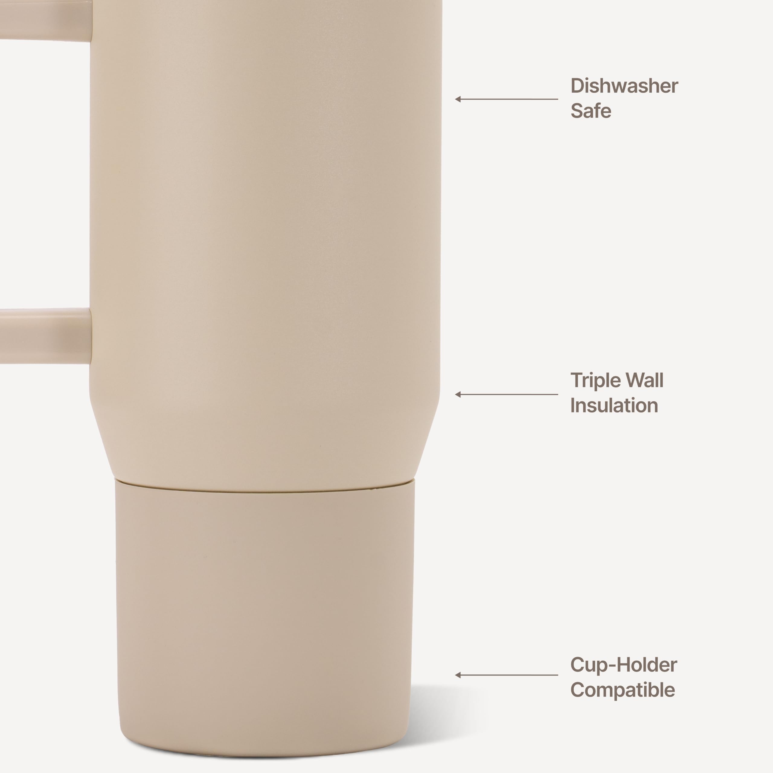 HydroJug flip-top lid detail demonstrating leak-resistant one-handed sipping