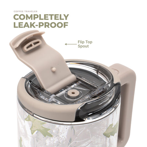 HydroJug handle and mug side view showing comfortable grip and scale