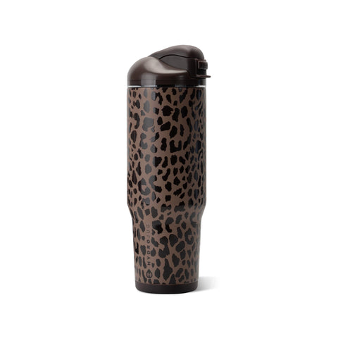 HydroJug Ease2o front view showing brown leopard finish and capacity benefit