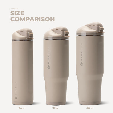 HydroJug soft-touch carry loop being held for comfortable grab-and-go use