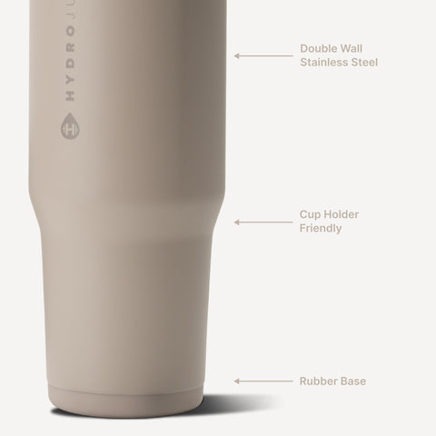 HydroJug chug spout detail enabling fast hydration during workouts