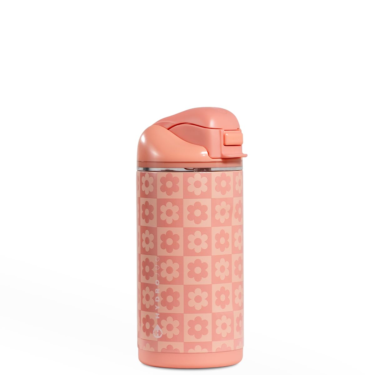 HydroJug Ease2o front view showing Daisy Checkers design and kid-friendly shape