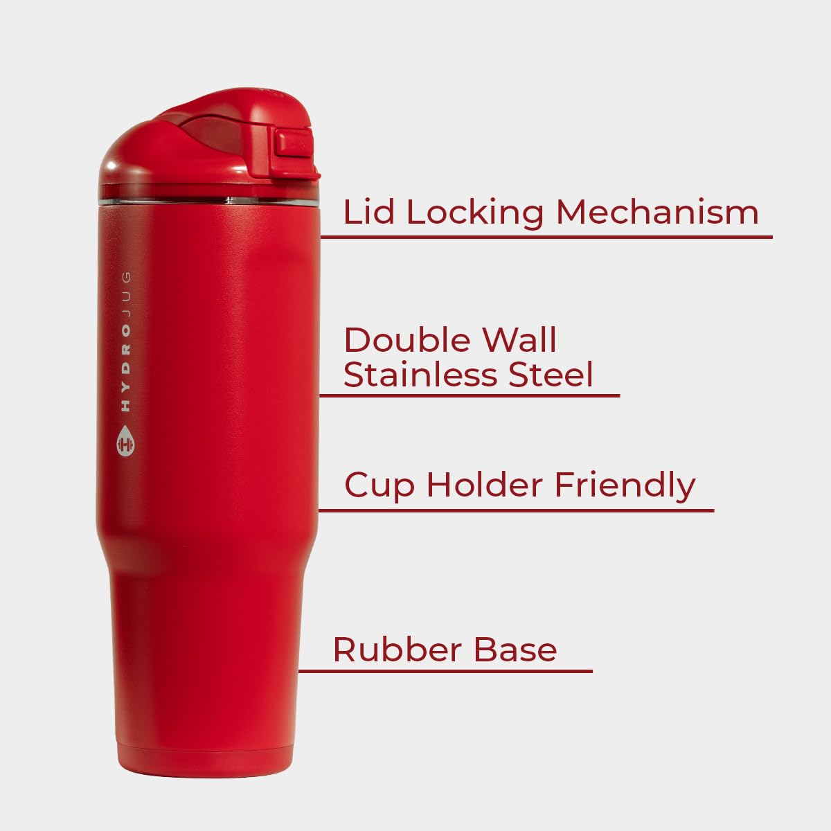 HydroJug Ease2o lid close-up highlighting venting mechanism for safer openings