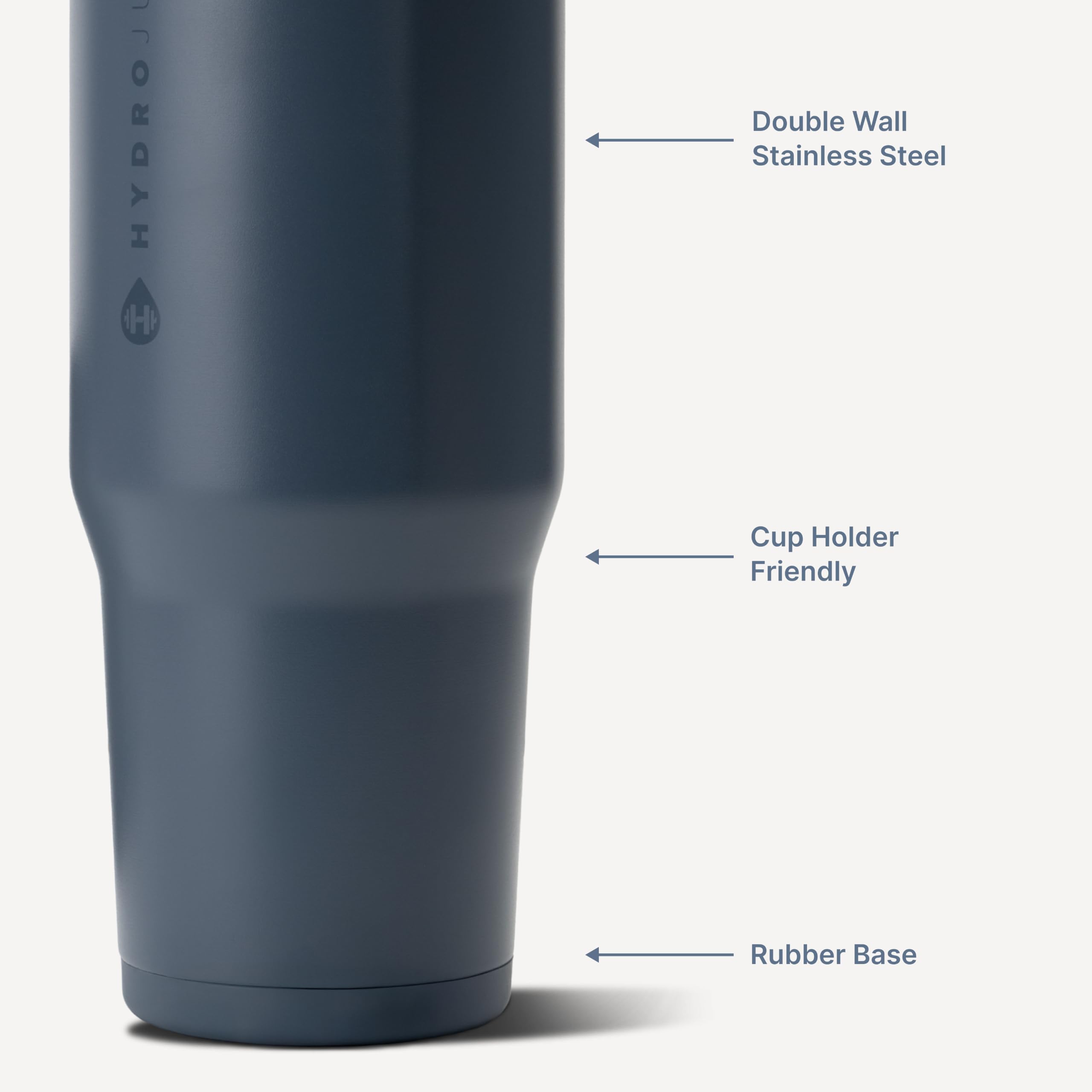HydroJug Ease2o water-level window close-up to track refills easily