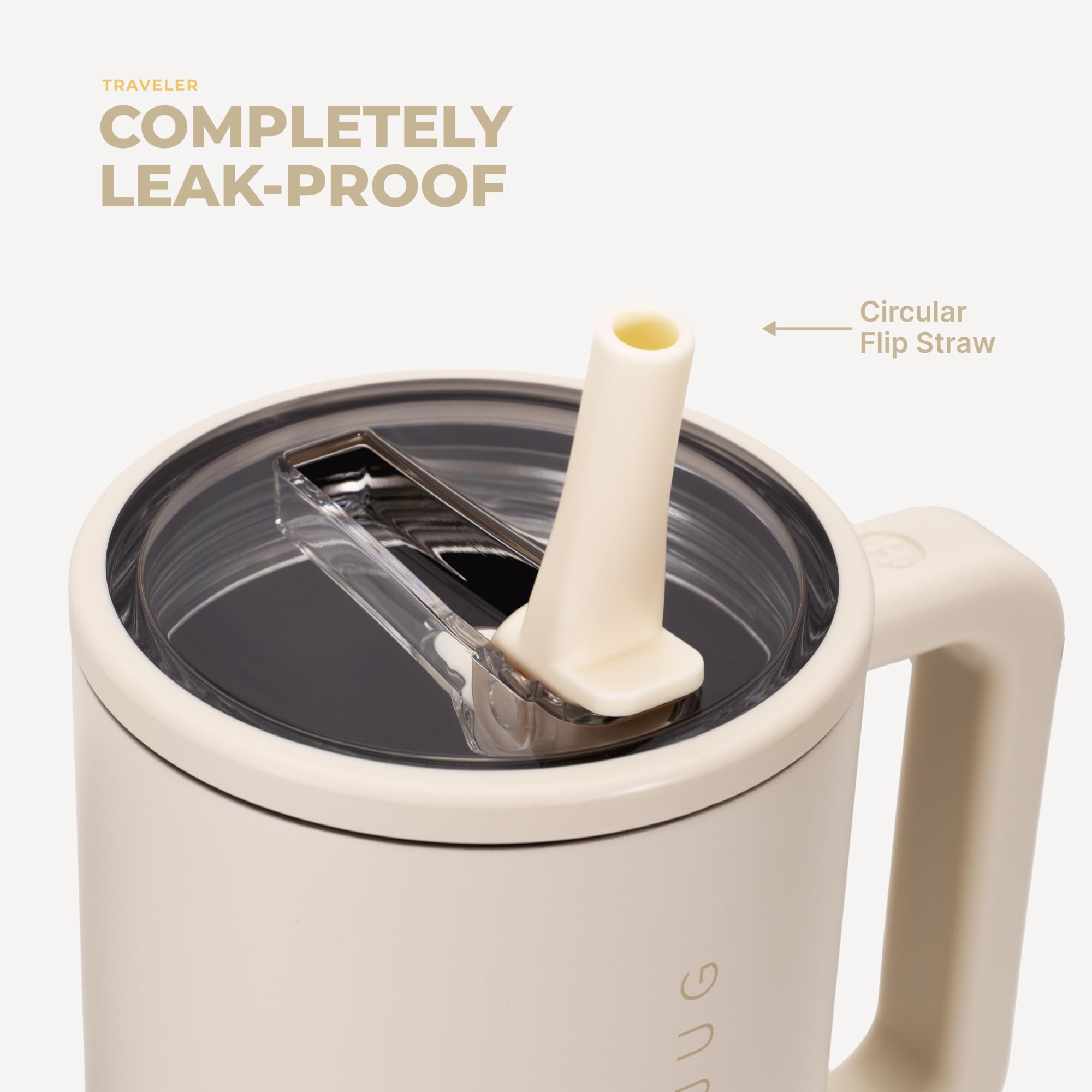 HydroJug non‑slip base next to a ruler to show size and prevent leaks or sliding