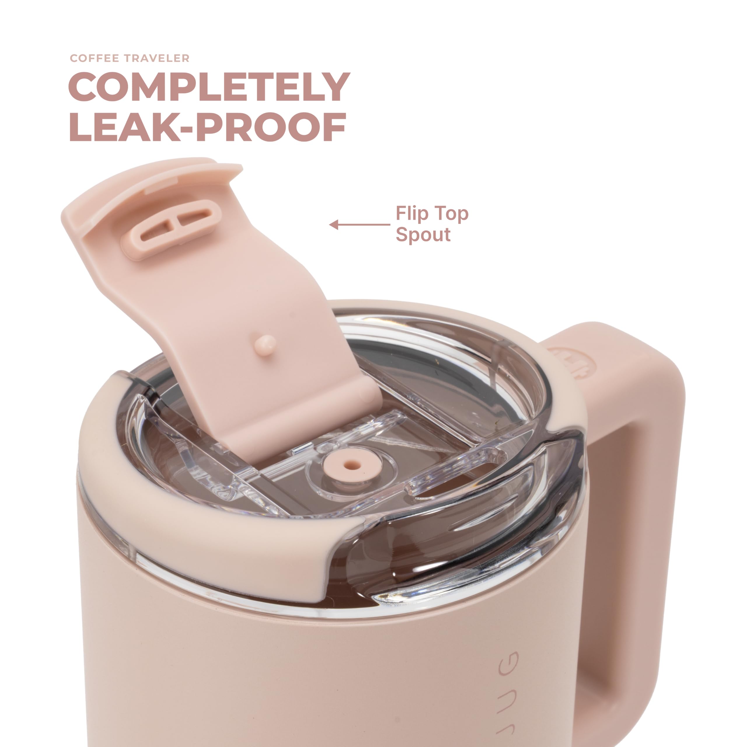 HydroJug with handle in hand demonstrating comfortable grip and carry