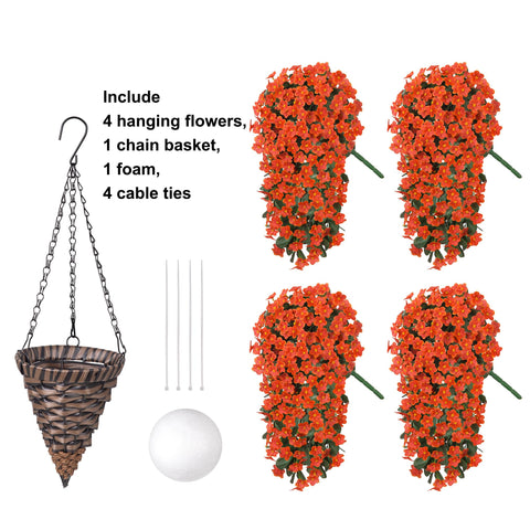 HyeFlora metal chain and hook demonstrating sturdy hanging hardware and easy installation benefit