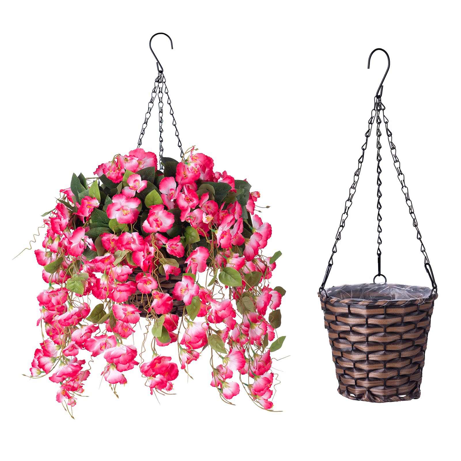 HyeFlora packaged set ready to hang showing easy installation advantage