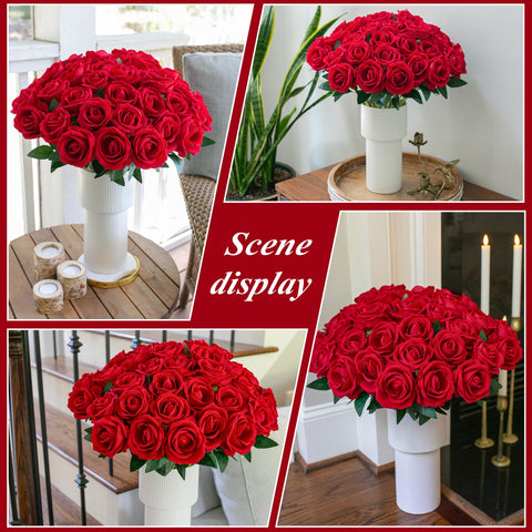 HyeFlora arranged in tall vase showing elegant long-stem styling benefit
