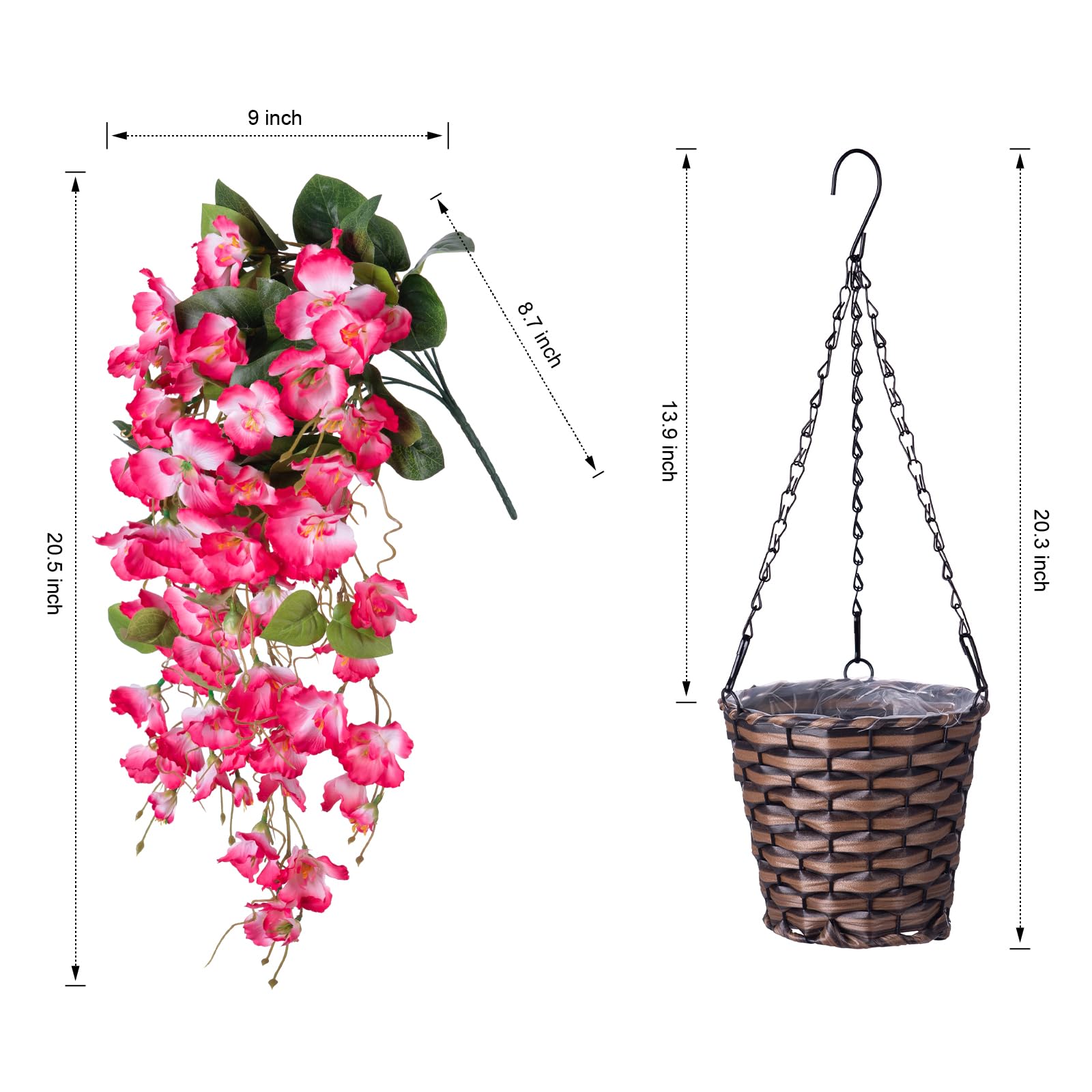 HyeFlora size comparison with chair showing scale and proportion advantage