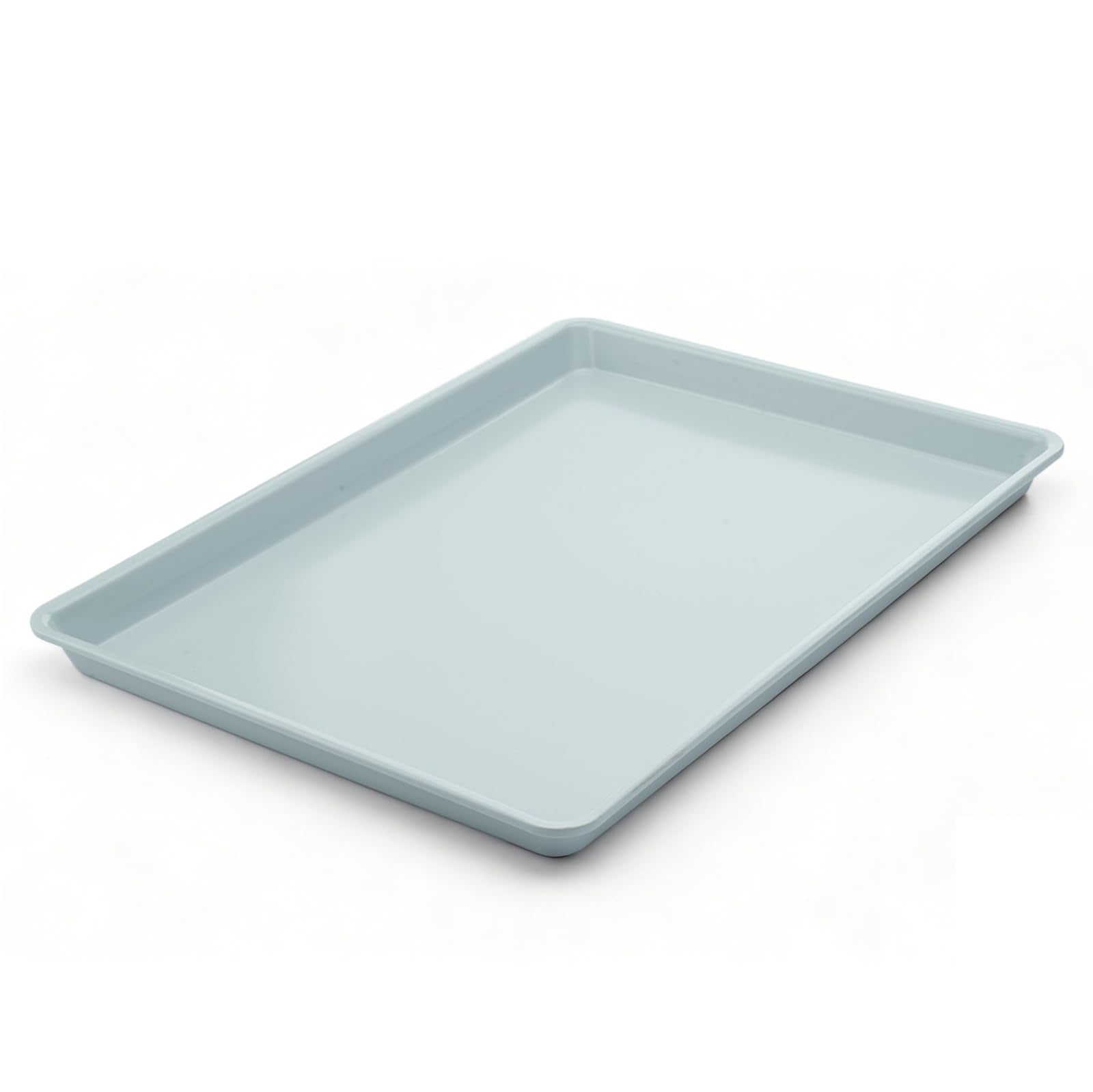 HYGGEOXY front view of 15x10" baking sheet showing clean non-stick surface benefit