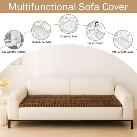 hyha non-slip backing detail demonstrating secure sofa grip