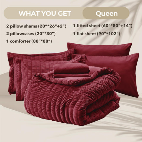 HYMOKEGE vacuum-packed bedding bag for compact shipping and easy storage
