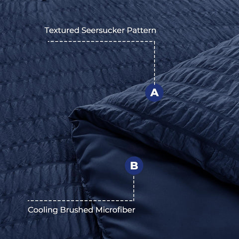 HYMOKEGE pillowcase and sham arrangement showing coordinated look and easy styling