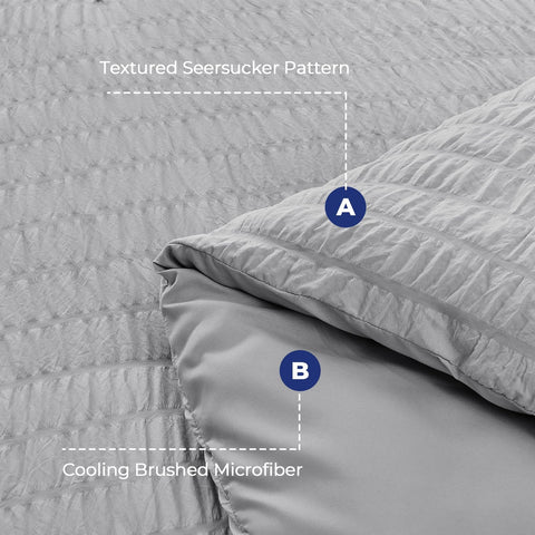 HYMOKEGE deep-pocket fitted sheet stretched on mattress for secure fit
