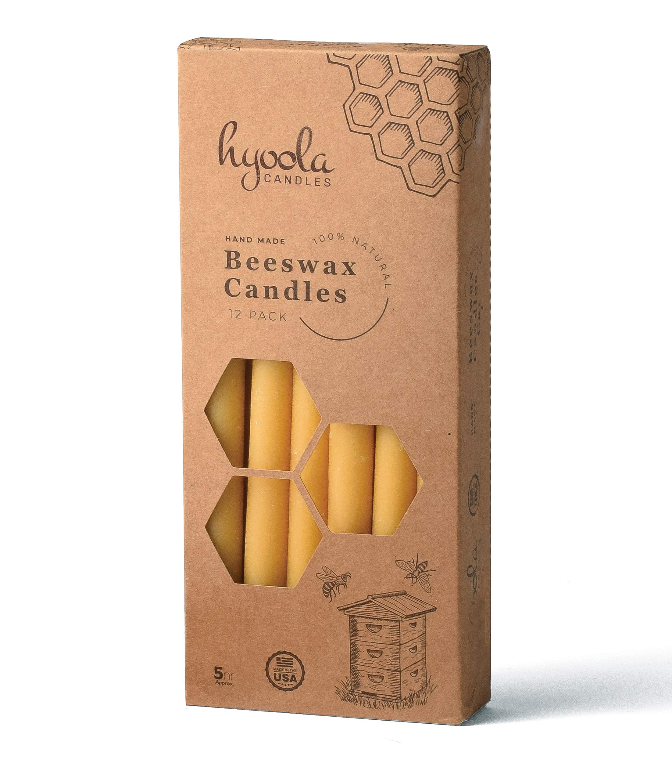Hyoola close-up of beeswax texture highlighting smooth finish and pure material benefit