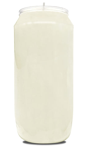 Hyoola close-up of cotton wick and vegetable oil wax highlighting steady flame