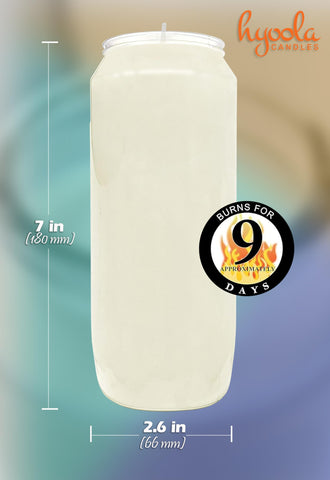 Hyoola melted wax pool texture demonstrating even burn and longer life