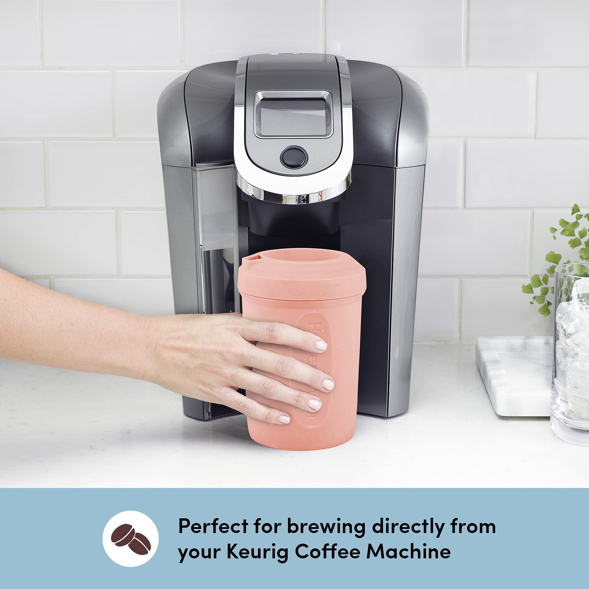 HyperChiller pouring chilled coffee into glass showing preserved flavor and no dilution