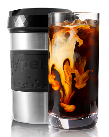 HyperChiller stainless steel front view showing sleek finish and compact profile