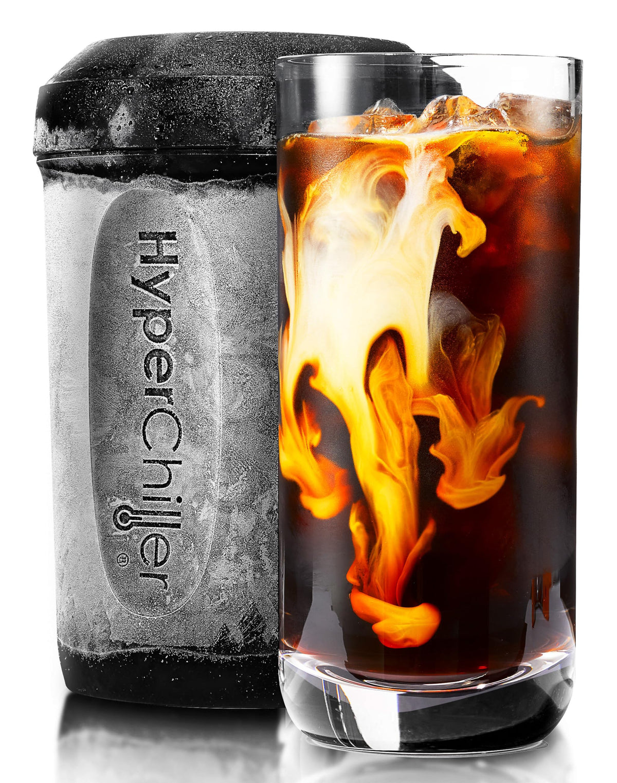 HyperChiller HC3 front angle view showing durable black shell and quick cooling benefit