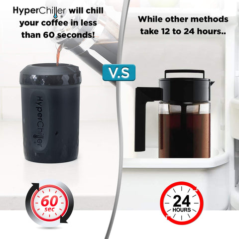 HyperChiller HC3 top view with open fill port showing easy-water fill convenience