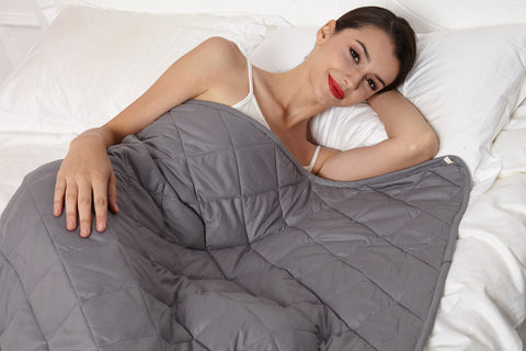 HYPNOSER folded blanket in storage demonstrating compactness and easy handling benefit
